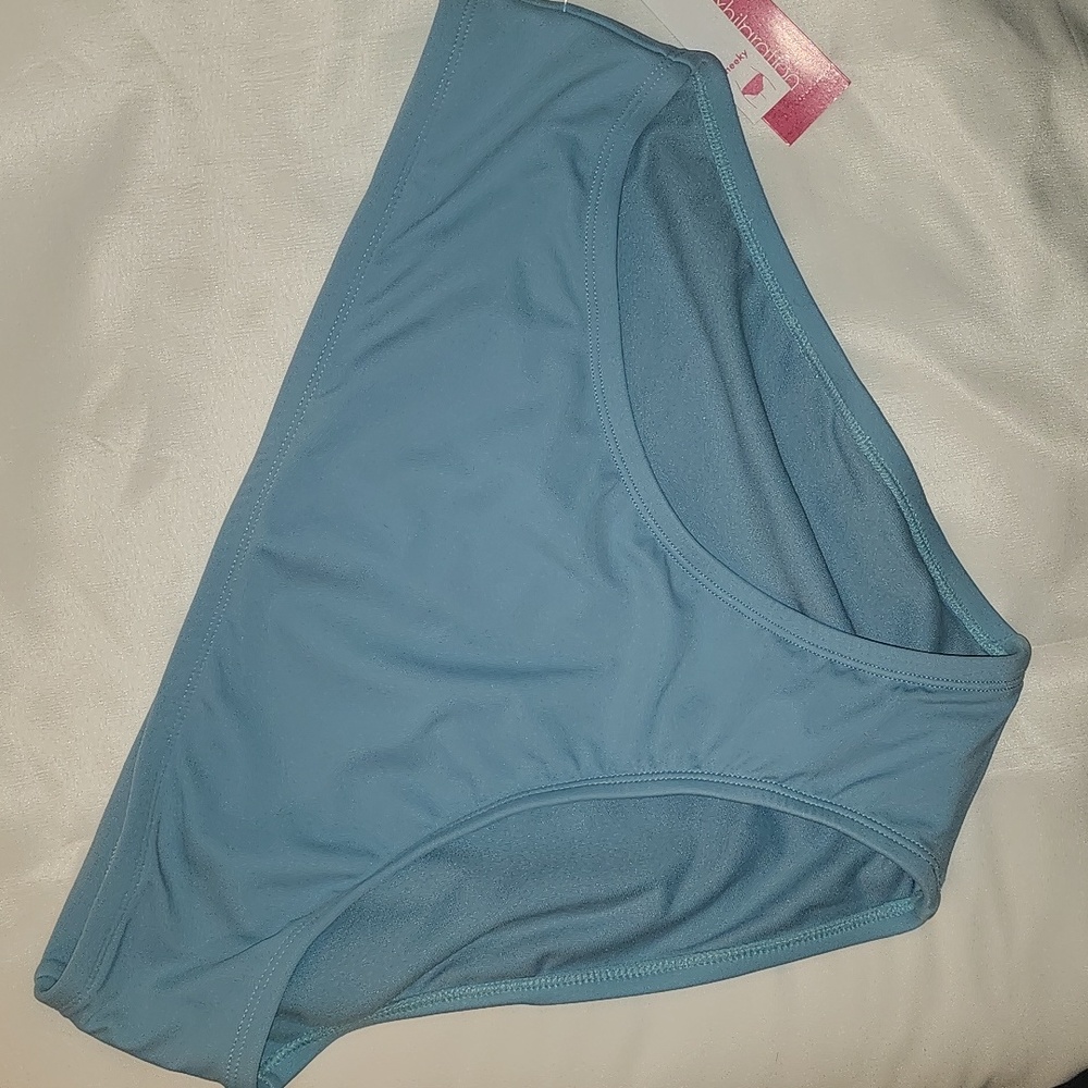 Xhilaration Women’s Bikini Bottom- Light Blue Color